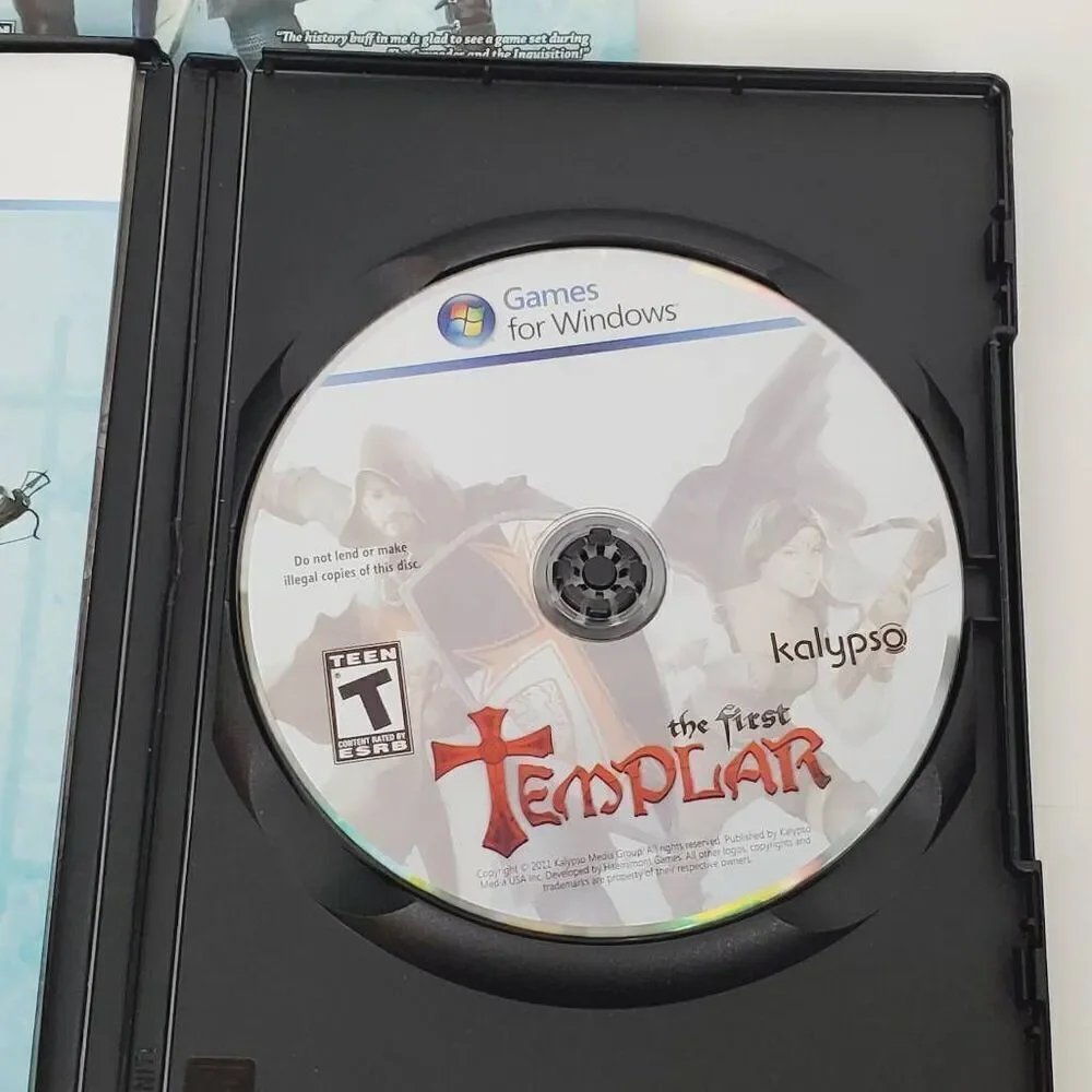 The First Templar Video Game [PC CD-ROM]